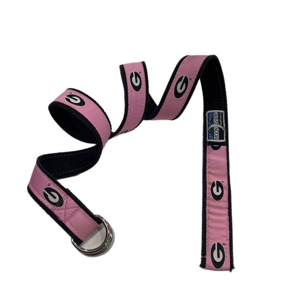 Women’s pink university of Georgia woven fabric belt